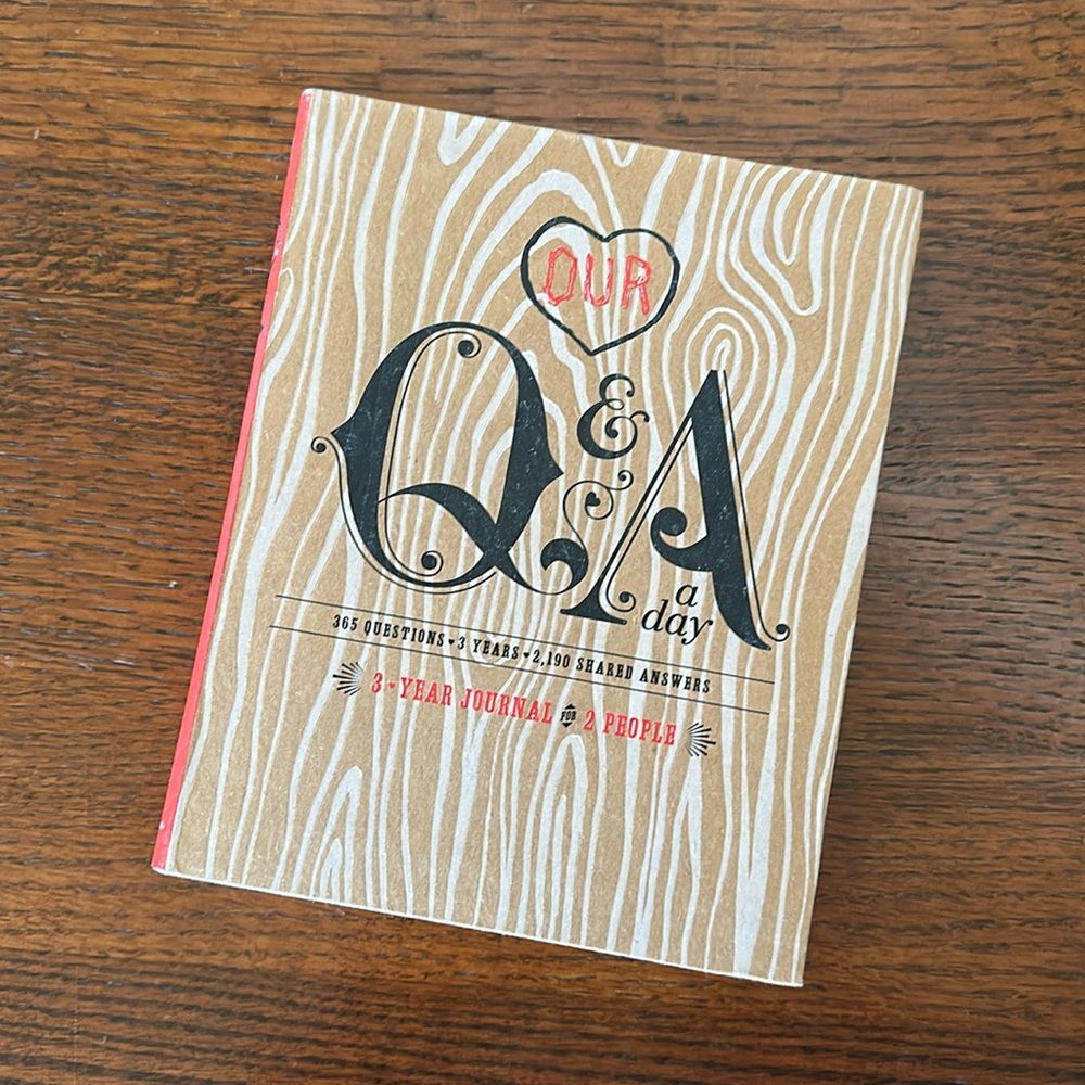 Our Q&A a Day: A 3-year journal for 2 people (Potter Style Press, 2013)